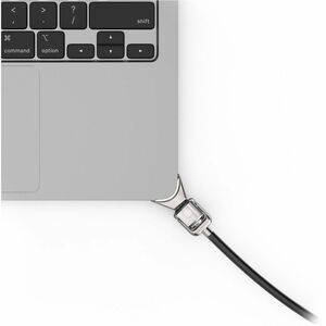 Compulocks Ledge Lock Adapter for MacBook Air 15" M2 and M3 with Keyed Cable Lock Silver - pour MacBook Air - Acier