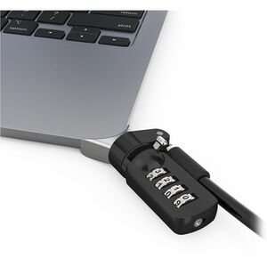 Compulocks Ledge Lock Adapter for MacBook Air 15" M2 and M3 with Combination Cable Lock Silver - für MacBook Air - Stahl