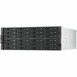 QNAP TL-R2400PES-RP Drive Enclosure SATA/600, SATA/300 - Mini-SAS HD Host Interface - 4U Rack-mountable - Hot Swappable Ba