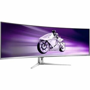 Philips Evnia 49M2C8900 49" (124.5 cm) Class Dual Quad HD (DQHD) Curved Screen Gaming OLED Monitor - 32:9 - Textured White
