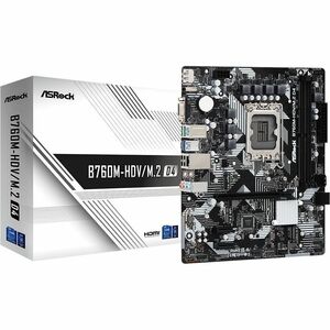 Placa Base de computador de escritorio ASRock B760M-HDV/M.2 D4 - Intel B760 Conjunto de Circuitos Integrados - Socket LGA-