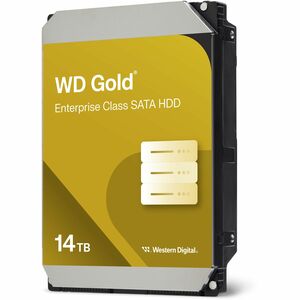 WD Gold WD142KRYZ 14 TB Hard Drive - 3.5" Internal - SATA (SATA/600) - Conventional Magnetic Recording (CMR) Method - 7200