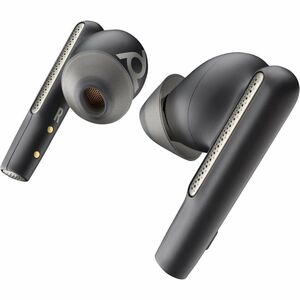 Poly Voyager Free 60 UC True Wireless Earbud Stereo Earset - Carbon Black - Google Assistant, Siri - Binaural - In-ear - 3