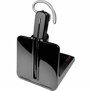 Poly CS540A Wireless On-ear Mono Earset - Black - Monaural - In-ear - 12000 cm - DECT - Noise Cancelling Microphone