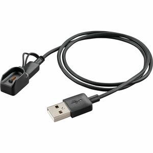 Poly Wired Cradle - Charging Capability - USB Type A - Black