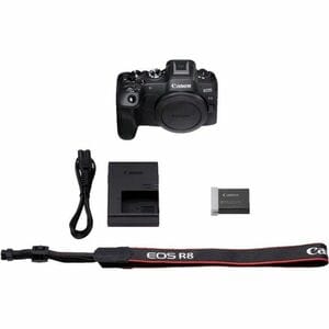 Canon EOS R8 24.2 Megapixel Full Frame Sensor Mirrorless Camera Body Only - Black - CMOS Sensor - 7.6 cm (3") Touchscreen 