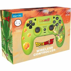 FR-TEC Gaming Pad - Wireless - Bluetooth - PlayStation 4, PC - Green, Orange