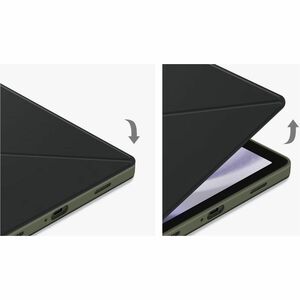 Samsung Carrying Case (Book Fold) Samsung Galaxy Tab A9+ Tablet - Black - Bump Resistant, Scratch Resistant - 10.25" (260.