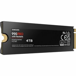 Samsung 990 PRO 4 TB Solid State Drive - M.2 2280 Internal - PCI Express NVMe (PCI Express NVMe 4.0 x4) - Gaming Console D