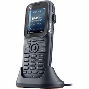 Poly Rove 20 Handset - Black - Cordless - DECT - 5.1 cm (2") Screen Size - Audio - Headset Port - 1 Day Battery Talk Time