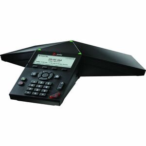 Poly Trio 8300 IP Conference Station - Corded - Wi-Fi, Bluetooth - Black - VoIP - 1 x Network (RJ-45) - PoE Ports