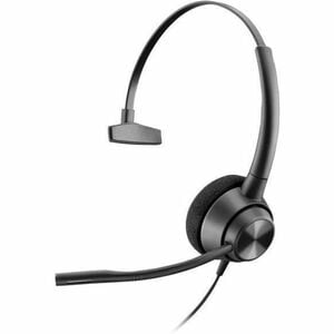 Poly EncorePro 310 Kabel Kopfbügel, Auf den Ohren Mono Headset - Schwarz - TAA-konform - Monaural - Ohraufliegend - 20 Hz 