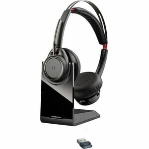 Poly Kabelgebundenes Cradle für Bluetooth-Headset - Ladefunktion - USB Typ-A - Schwarz