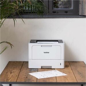 Brother HLL5210DN Wired Laser Printer - Monochrome - 48 ppm Mono - 1200 x 1200 dpi Print - Automatic Duplex Print - 350 Sh