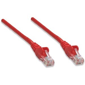 Intellinet CABLE PATCH CAT 6, 1.0M( 3.0F) UTP ROJ - 1Gbit/s - Cable de conexión - Oro Contacto chapado - Rojo
