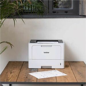 Brother HLL5210DN Desktop Wired Laser Printer - Monochrome - 48 ppm Mono - 1200 x 1200 dpi Print - Automatic Duplex Print 