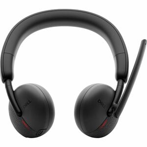 Dell WL3024 Wireless On-ear, Over-the-head Stereo Headset - Black - Microsoft Teams Certification - Siri, Google Assistant