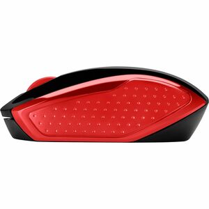 HP 200 Mouse - Radio Frequency - USB - Optical - Empress Red - Wireless - 9.14 m - 2.40 GHz - 1000 dpi - 2 x AAA Battery S