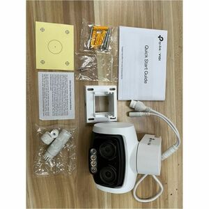 TP-Link VIGI C540V 4 Megapixel Outdoor, Innen 2K Netzwerkkamera - Farbe - Schwarz, Weiß - 30 m Farbe Nachtsicht - H.265+, 