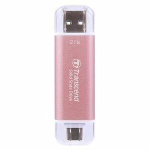 Transcend ESD310 1 TB Portable Solid State Drive - External - Pink - Desktop PC, Notebook, Gaming Console, Tablet, Smartph