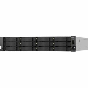 QNAP TS-h1277AXU-RP-R5-16G 12 x Total Bays SAN/NAS Storage System - 5 GB Flash Memory Capacity - AMD Ryzen 5 Hexa-core (6 