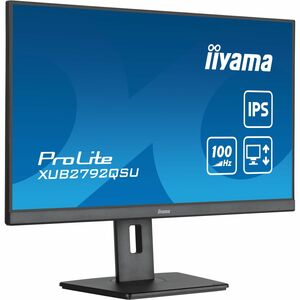 iiyama ProLite XUB2792QSU-B6 27 Zoll Class WQHD LED-Monitor - 16:9 Format - Mattschwarz - 68,6 cm (27 Zoll) Viewable - IPS