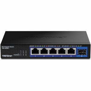 TRENDnet TEG-S5061 5 Ports Ethernet Switch - 2.5 Gigabit Ethernet, 10 Gigabit Ethernet - 2.5GBase-T, 10GBase-X - TAA Compl