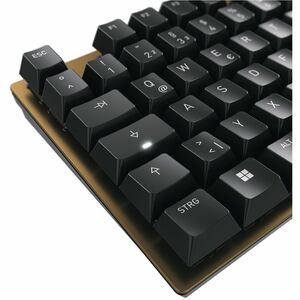 CHERRY KC 200 MX Keyboard - Cable Connectivity - USB 2.0 Type A Interface - French - Black, Bronze - Mechanical/MX Keyswit