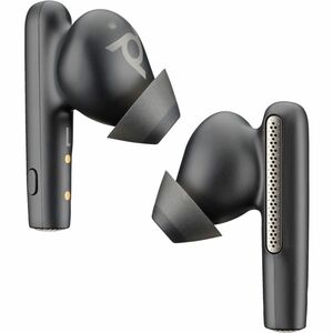Poly Ponta de ouvido - Preto - 2 / Pack