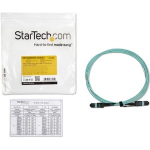 StarTech.com 2 m Fibre Optic Network Cable - 1 - Cable for Patch Panel, Switch - First End: 1 x MTP/MPO Network - Female -
