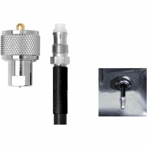 Midland MicroMobile Antenna - 462 MHz to 468 MHz - 8 dB - Two-way Radio Communication - Black - NMO (New Motorola Mount) S