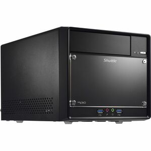 Shuttle XPC cube SH610R4 Barebone System - Mini PC - Socket LGA-1700 - Intel H610 express Chip - 64 GB DDR4 SDRAM DDR4-320