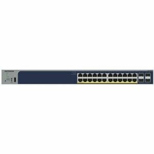 Netgear GS728TPPv3 24 Ports Manageable Ethernet Switch - Gigabit Ethernet - 10/100/1000Base-T, 1000Base-X - 4 Layer Suppor