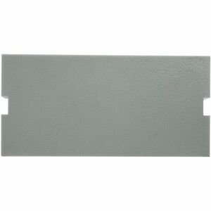 Ortronics Series II Blank Module, 1U, Dark Gray - Dark Gray - 1U Rack Height - 0.9" Width x 0.6" Depth