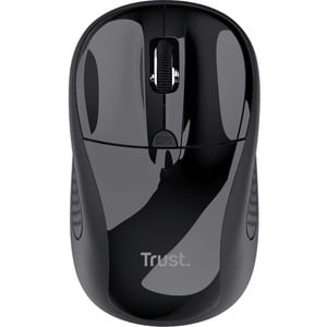 Trust Maus - Funkfrequenz - USB 1.0 - Optisch - 4 Taste(n) - Schwarz - Kabellos - 2,40 GHz - 1600 dpi Auflösung - Scroll-R