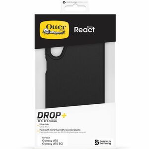 OtterBox React Estojo para Samsung Smartphone - Preto - 1 - Resistente a quedas, Resistente a arranhões - Plástico, Polica