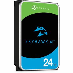 Seagate SkyHawk AI ST24000VE002 24 TB Disco rígido - 3,5" Interno - SATA (SATA/600) - Gravação magnética convencional (CMR