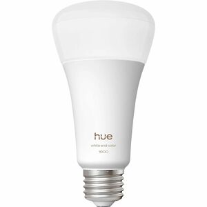 Philips Hue LED Light Bulb - 16 W - 100 W Incandescent Equivalent Wattage - 1600 lm - A21 Size - White, Warm to Cool White