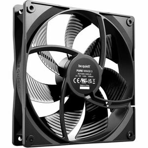 be quiet! Pure Wings 3 Cooling Fan - Gaming Console, PC, Cooling System - 140 mm Maximum Fan Diameter - 97.52m³/h Maximum 