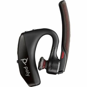 Poly Voyager 5200 Office Wireless Helmet Mono Earset - Black - Monaural - In-ear - 3000 cm - Bluetooth - 32 Ohm - 100 Hz t