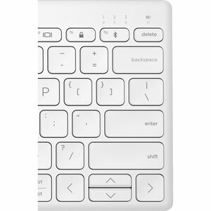 HP Compact 350 Keyboard - Wireless Connectivity - White - Bluetooth - 5.2 - Windows 11, Windows 10, Mac OS, ChromeOS, Andr