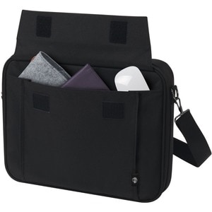 Dicota Eco Carrying Case for 38.1 cm (15") to 43.9 cm (17.3") Notebook - Black - 300D Polyethylene Terephthalate (PET) Bod