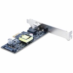 StarTech.com 1-Port 2.5Gbps PCI Express PoE Network Card, Intel I225-V, PCIe 802.3af/at PoE+ Multi-Gigabit NIC, SATA Power