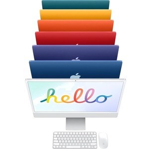 Apple iMac MQRR3CH/A 一体机 - Apple - 8 GB - 512 GB SSD - 61 cm (24") 4.5K - 台式机 - 蓝 - Apple M3 芯片 - 4480 x 2520 - IEEE 802.1