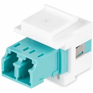 StarTech.com Accoppiatore da LC a LC, adattatore in fibra ottica LC, Jack accoppiatore Keystone per fibra duplex LC/UPC pe