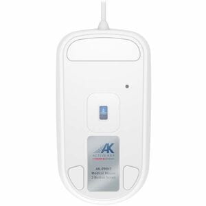 CHERRY AK-PMH3 Mouse - Blue LED - White - Cable - 1000 dpi - Scroll Button - Symmetrical