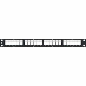 CommScope 24 Port(s) Modular Patch Panel - Category 6a - Black - 1U High