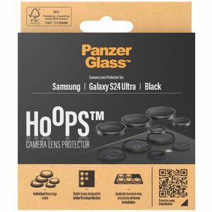 PanzerGlass Hoops Camera Lens Protector - Black - Glass, Metal