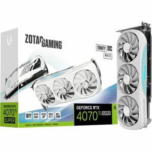 Zotac NVIDIA GeForce RTX 4070 Ti SUPER Graphic Card - 16 GB GDDR6X - 7680 x 4320 - 2.63 GHz Boost Clock - 256 bit Bus Widt