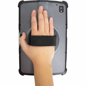 InfoCase Rugoso Estojo de transporte para 25.4 cm (10") Tablet - Claro - Resistente a quedas - Policarbonato, Poliuretano 
